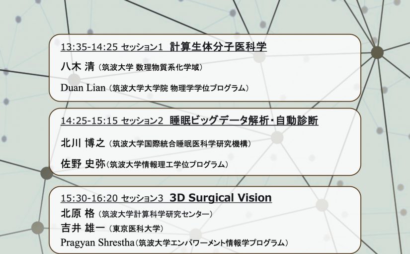 計算メディカルサイエンス事業部公開シンポジウム2024